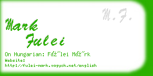 mark fulei business card